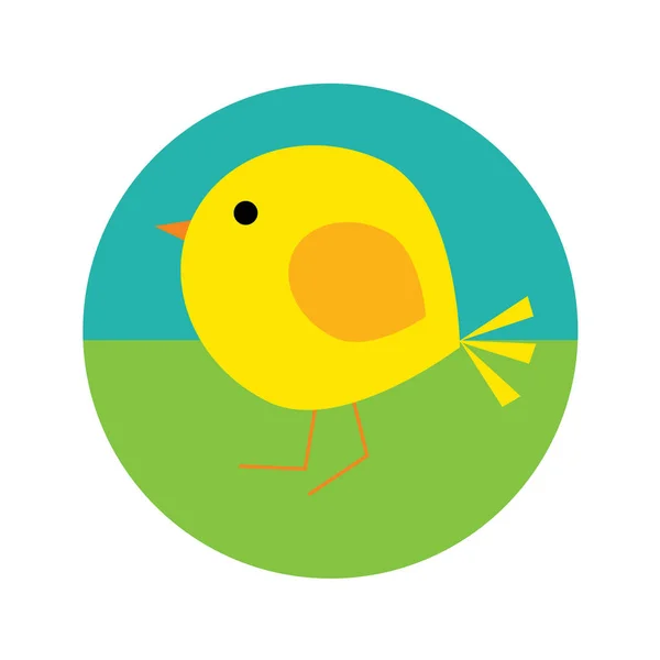 Милий Великдень chick — стоковий вектор