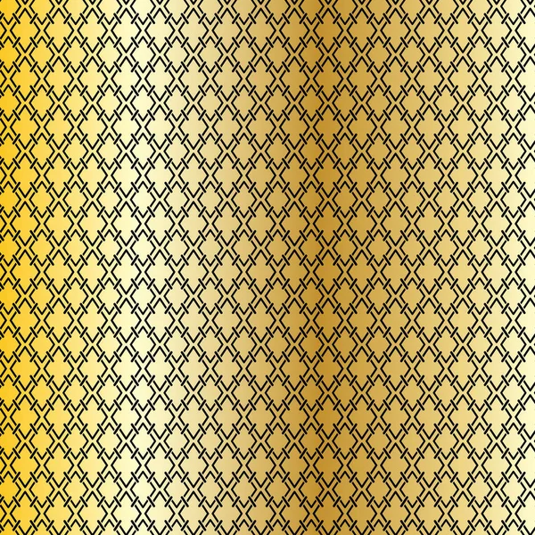 金の幾何学模様 — ストックベクタ