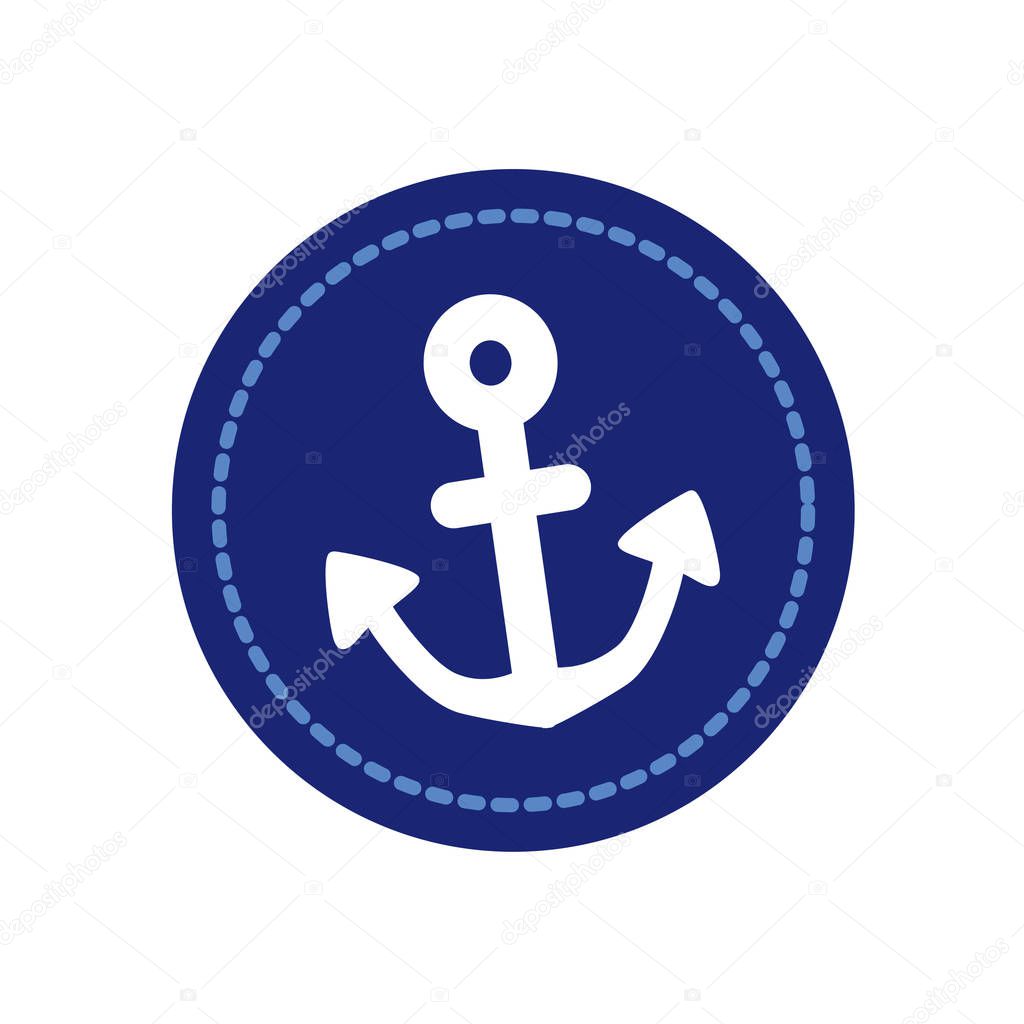 Sea anchor icon