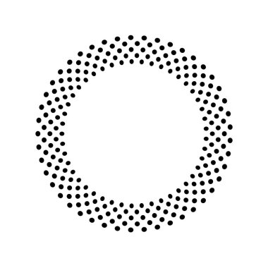 siyah poka nokta çerçeve