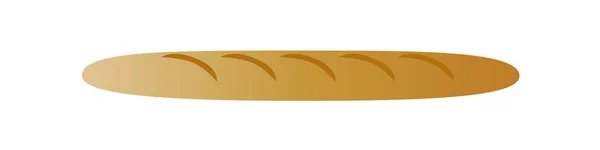 Baguette de cerca — Vector de stock