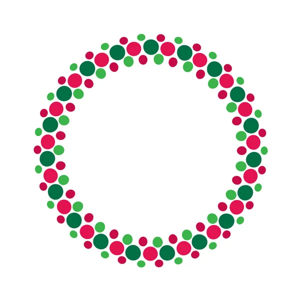 Frame kleur dots — Stockvector