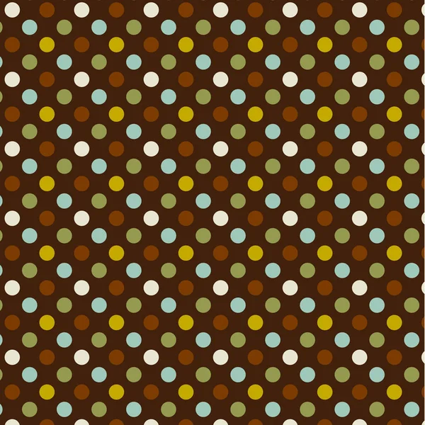 Patroon kleur polka dots — Stockvector