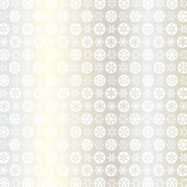 Modèle de flocons de neige blancs — Image vectorielle