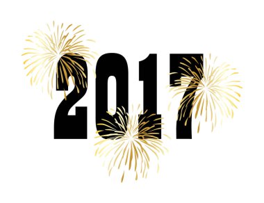 sayılar 2017 havai fişek ile