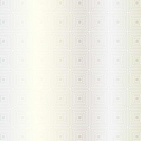 Carrés argentés motifs géométriques — Image vectorielle
