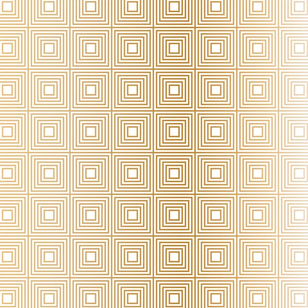 茶色の正方形の幾何学模様 — ストックベクタ