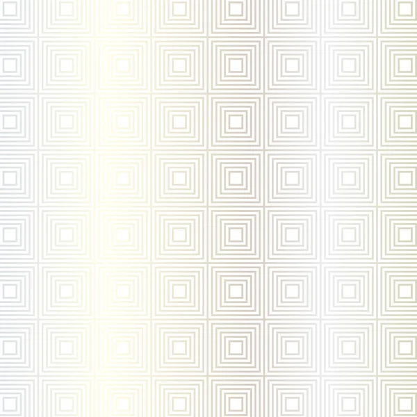 Carrés argentés motifs géométriques — Image vectorielle