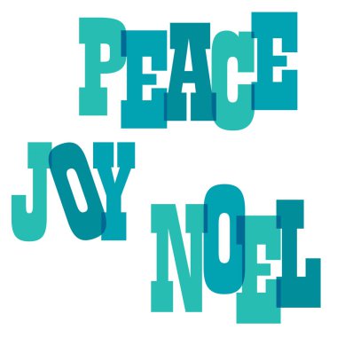 Mavi yazıtlar barış sevinç noel