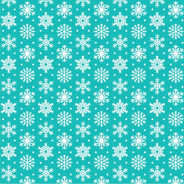 Abstract pattern of snowflakes — Stock Vector