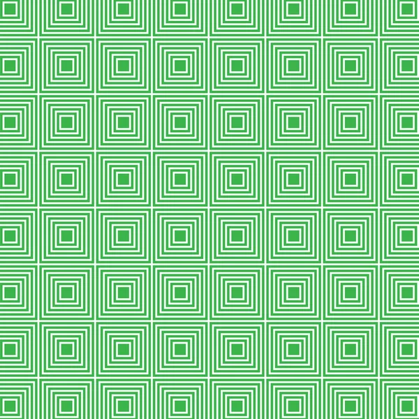 Zelené čtverce geometrické vzory — Stockový vektor