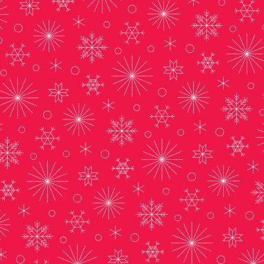 kar taneleri soyut desen