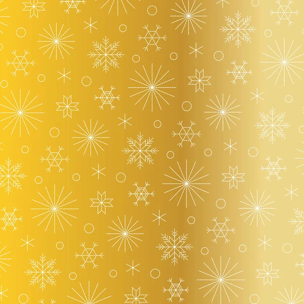 Abstract pattern of snowflakes — Stock Vector