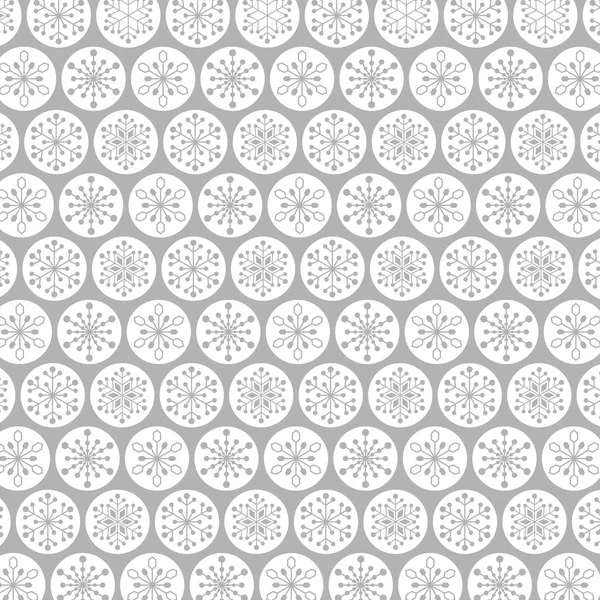 Modèle abstrait de flocons de neige — Image vectorielle