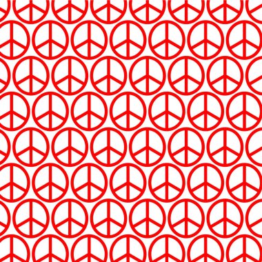 desen kırmızı barış işaretleri 