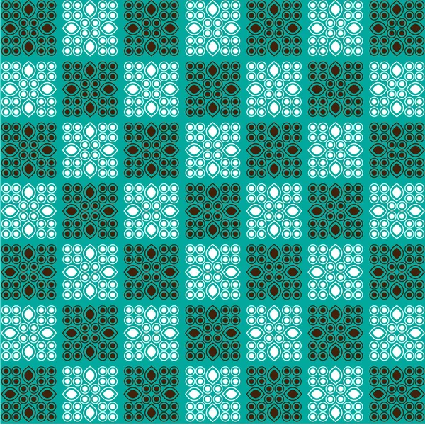 Abstract turquoise pattern — Stock Vector