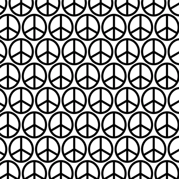 Μοτίβο της μαύρα σημάδια ειρήνης — Διανυσματικό Αρχείο
