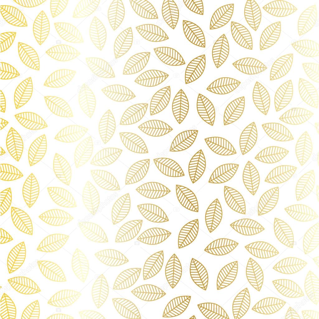 golden leaves pattern 