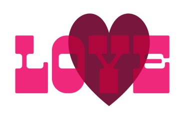 Tasarım için Sevgililer günü kartı 