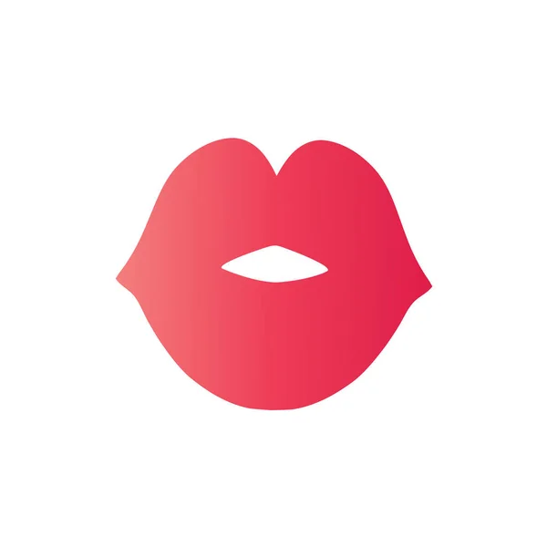 Lippen voor valentines day — Stockvector