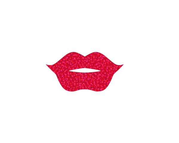 Lippen für den Valentinstag — Stockvektor