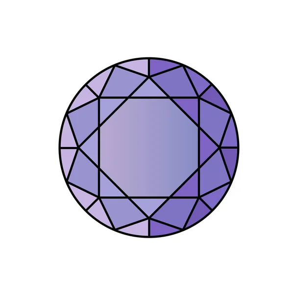 Conception de belles pierres précieuses — Image vectorielle
