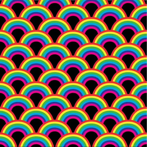 renkli gökkuşağı desen tasarım 