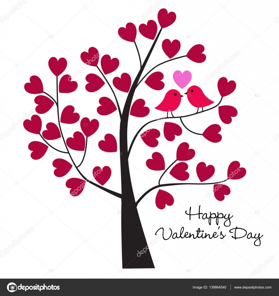 Pair of lovebirds on tree branch Stock Vector Image by ©scrapster ...