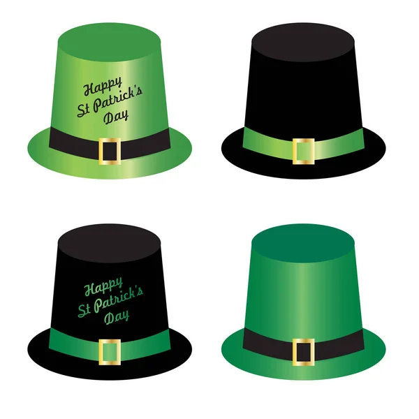 Saint Patrick's Day hattar — Stock vektor