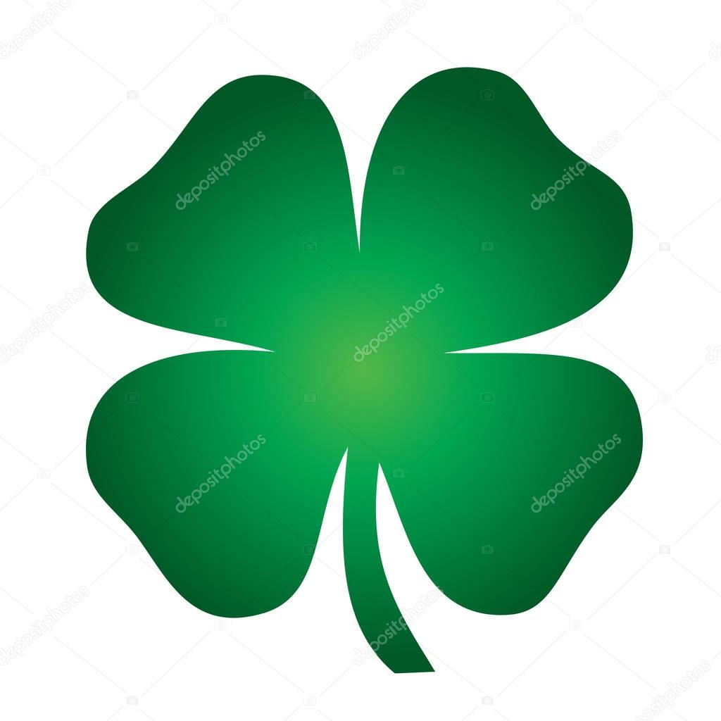 Green four leaf Clover