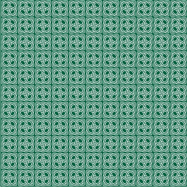 사각형 셀 틱 매듭 패턴 — 스톡 벡터