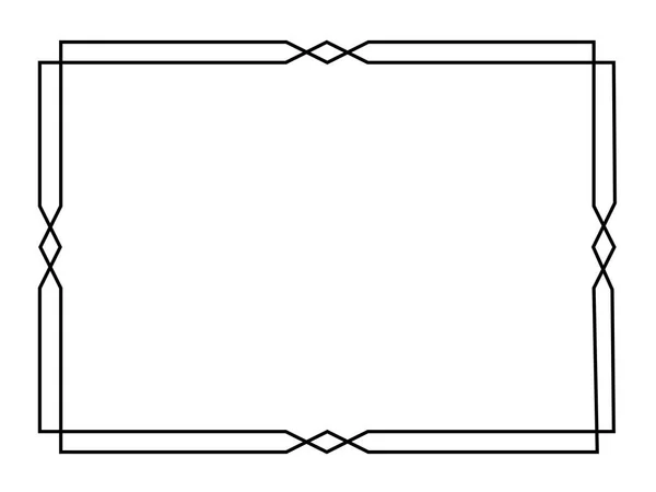 siyah deco çerçeve