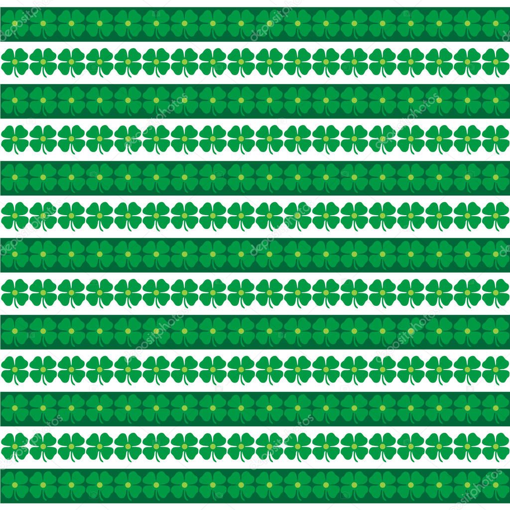 shamrock leaves stripes 