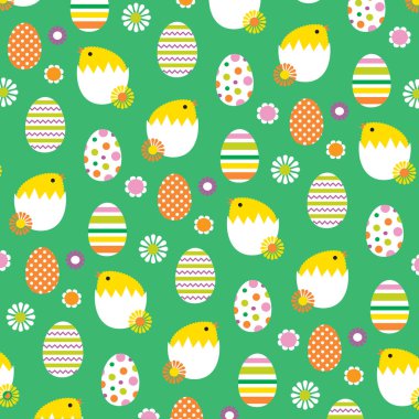 cute easter pattern clipart