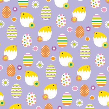 cute easter pattern clipart