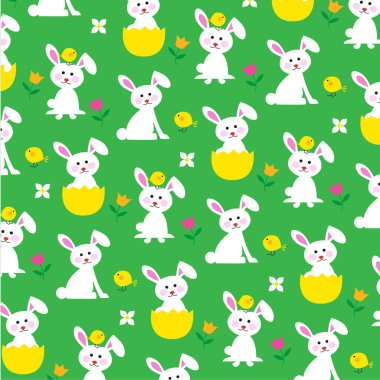 Paskalya tavşanı desen