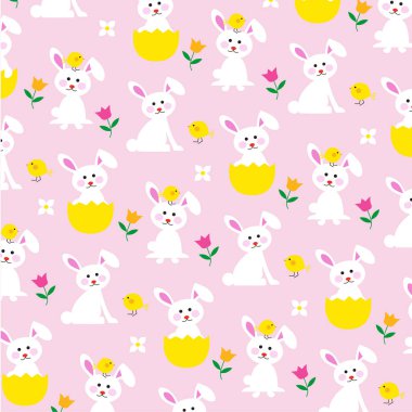 Paskalya tavşanı desen