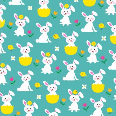 Paskalya tavşanı desen