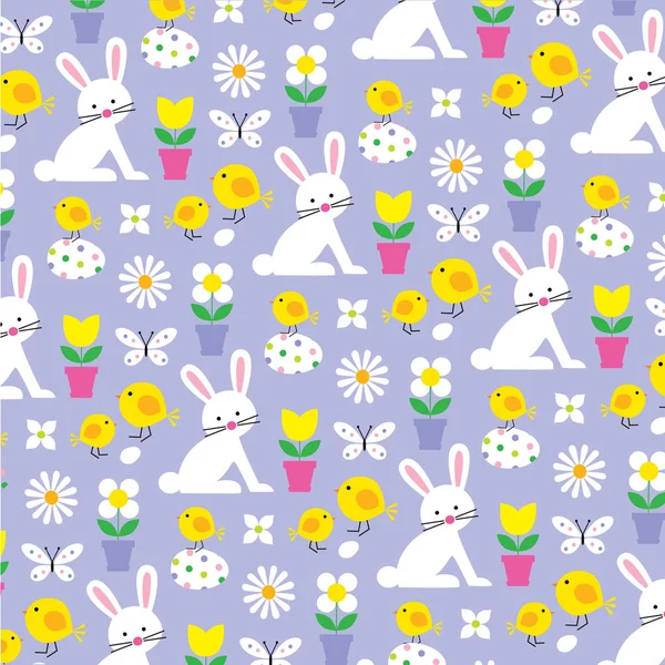 Lindo patrón de Pascua — Archivo Imágenes Vectoriales