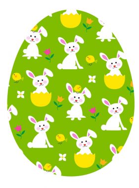 tavşan ve civciv ile yumurta