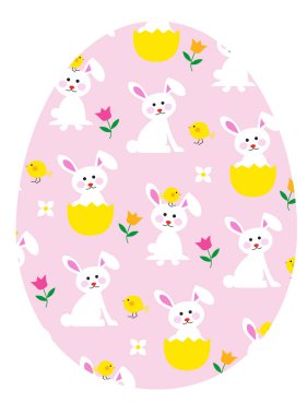 tavşan ve civciv ile yumurta