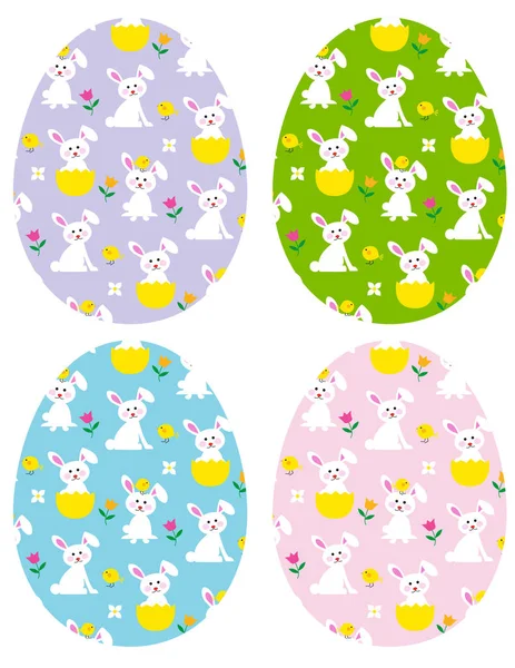 bunnies ile Paskalya yortusu yumurta