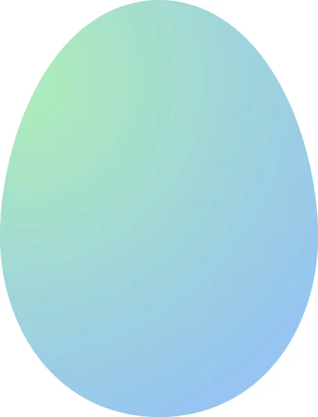 Kleurrijke gradiënt van Easter egg — Stockvector