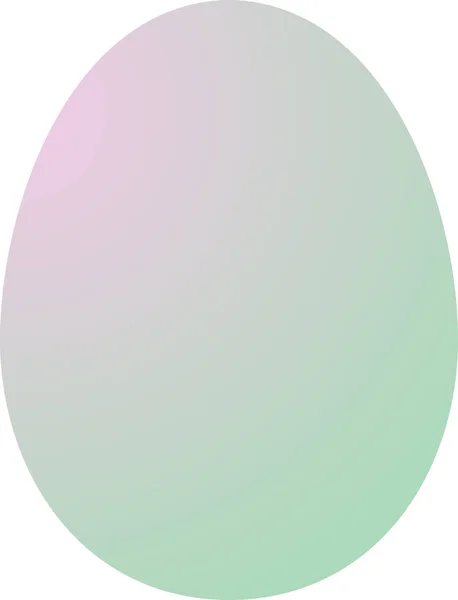 Colorful gradient of Easter egg — Stock Vector