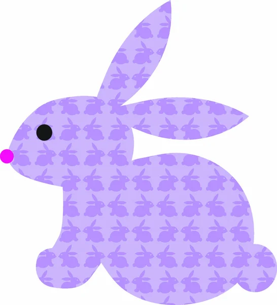 Simple Easter banny — Stockvector