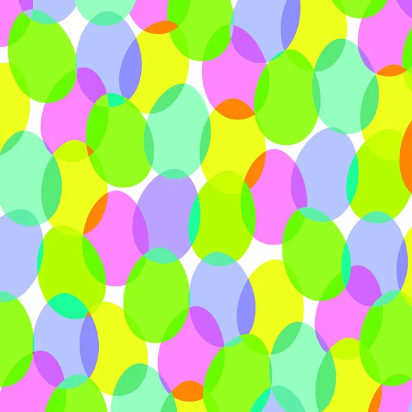 Modèle coloré d'oeufs de Pâques — Image vectorielle