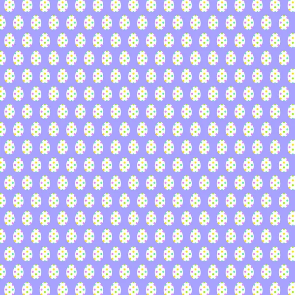 Colorido patrón de huevos de Pascua — Vector de stock