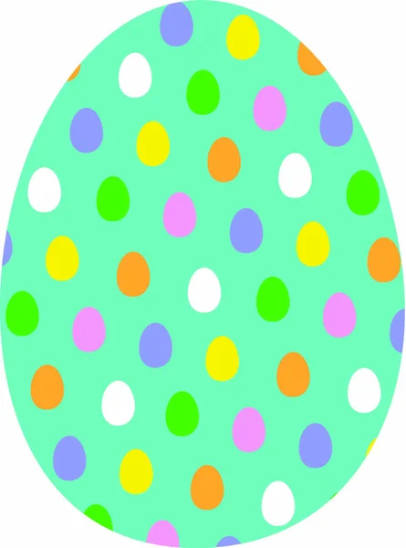 Barevné velikonoční vajíčko — Stockový vektor