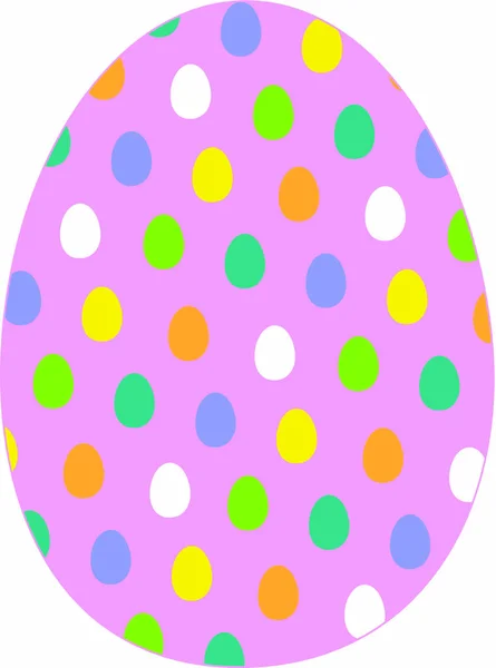 Barevné velikonoční vajíčko — Stockový vektor
