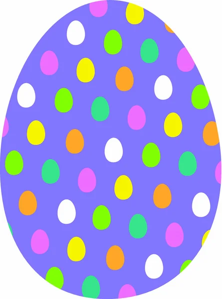 Colorful Easter egg — Stock Vector